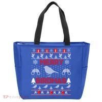Bird Watching Christmas Birding Merry Birdmas Ugly Sweater Gift Tote Bag thumb 0