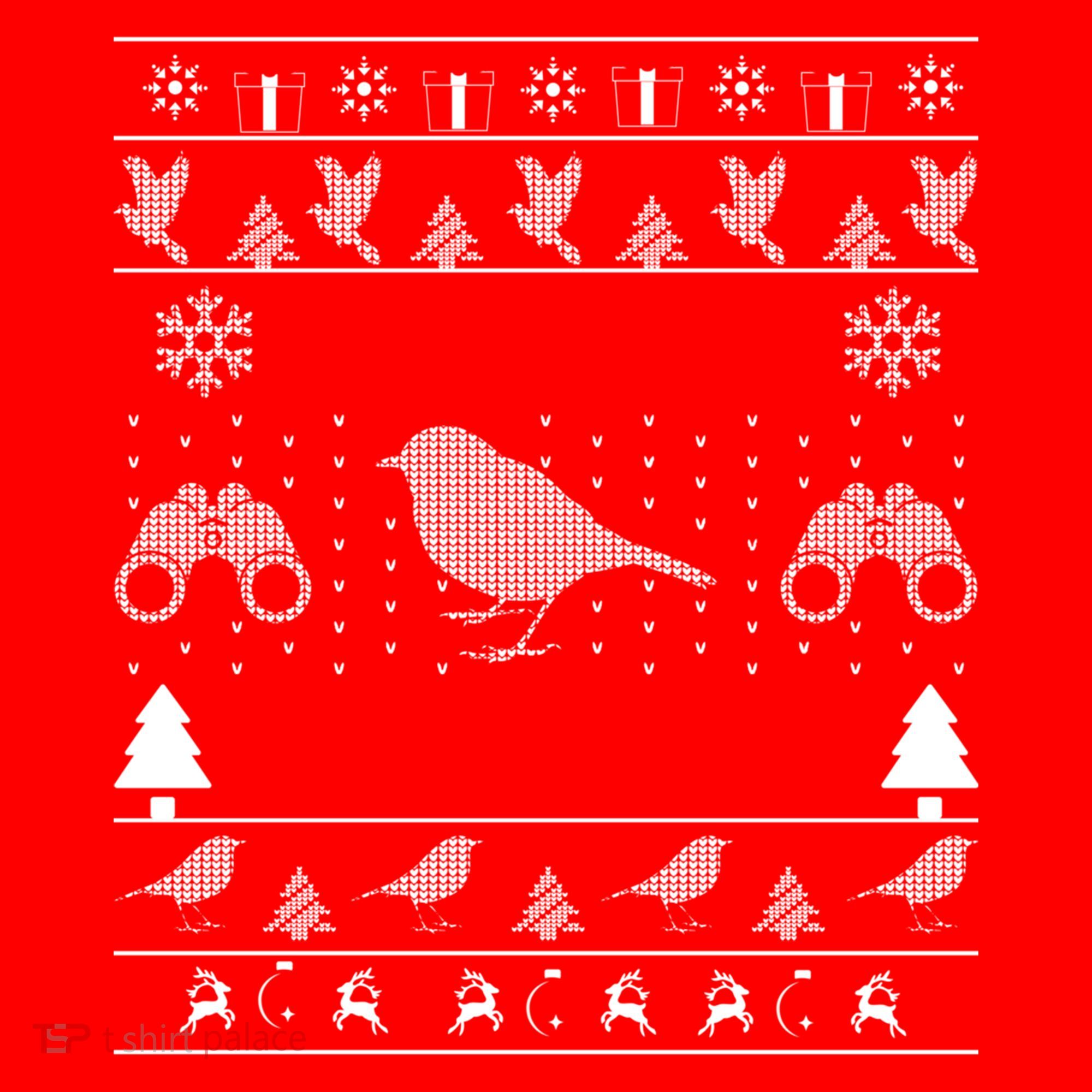 Bird Watching Christmas Birding Merry Birdmas Ugly Sweater Gift Santa Hat