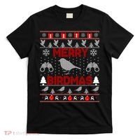 Bird Watching Christmas Birding Merry Birdmas Ugly Sweater T-Shirt thumb 0