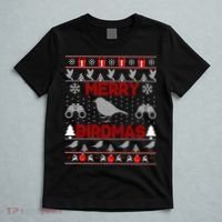 Bird Watching Christmas Birding Merry Birdmas Ugly Sweater T-Shirt thumb 5