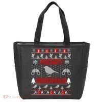 Bird Watching Christmas Birding Merry Birdmas Ugly Sweater Tote Bag thumb 0