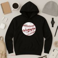 Baseball Washington Dc Team Love Baseball National Pastime Hoodie thumb 3