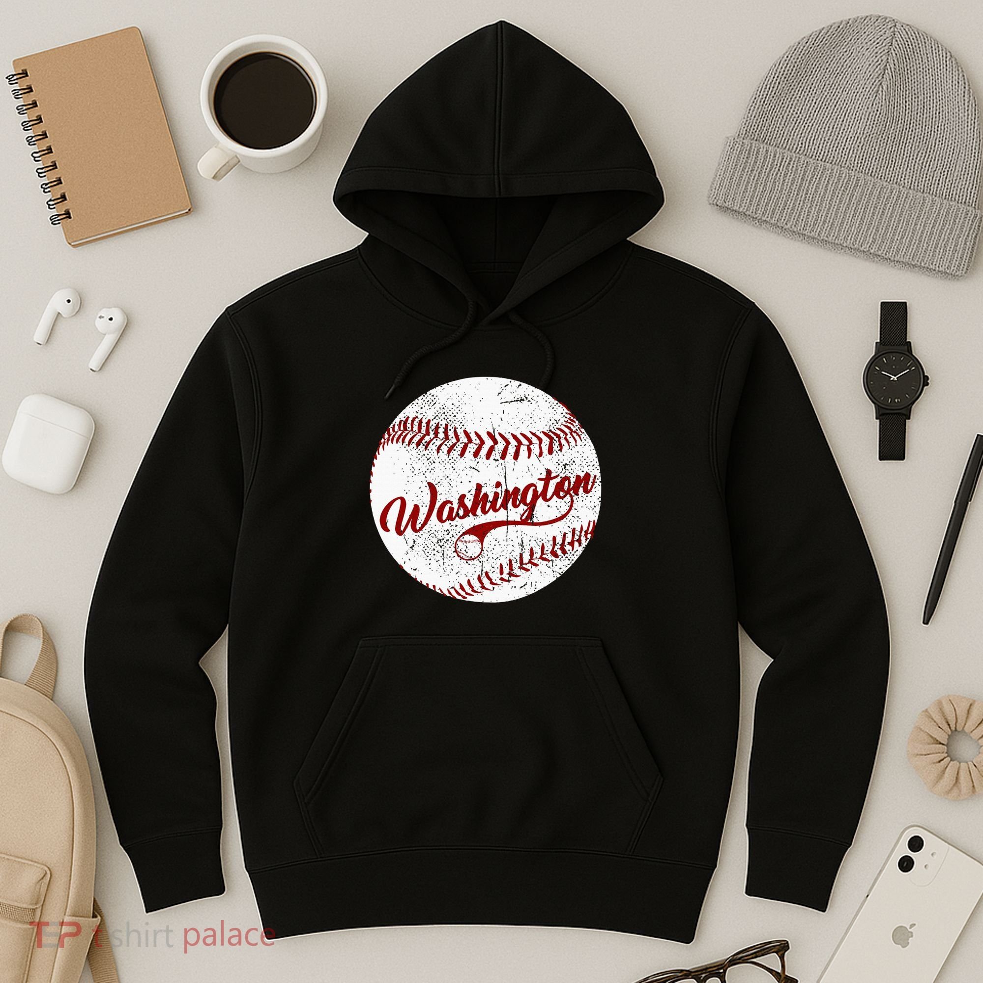 Baseball Washington Dc Team Love Baseball National Pastime Hoodie