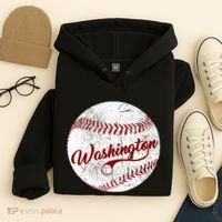 Baseball Washington Dc Team Love Baseball National Pastime Hoodie thumb 4