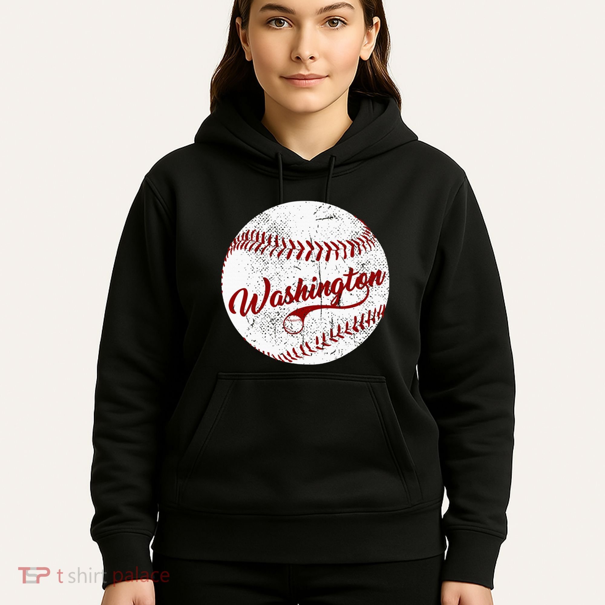 Baseball Washington Dc Team Love Baseball National Pastime Hoodie