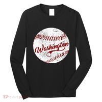 Baseball Washington Dc Team Love Baseball National Pastime Long Sleeve Shirt thumb 0