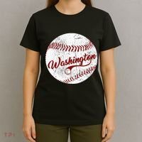 Baseball Washington Dc Team Love Baseball National Pastime T-Shirt thumb 4