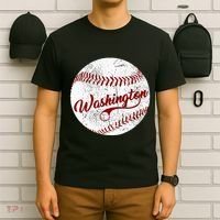 Baseball Washington Dc Team Love Baseball National Pastime T-Shirt thumb 6