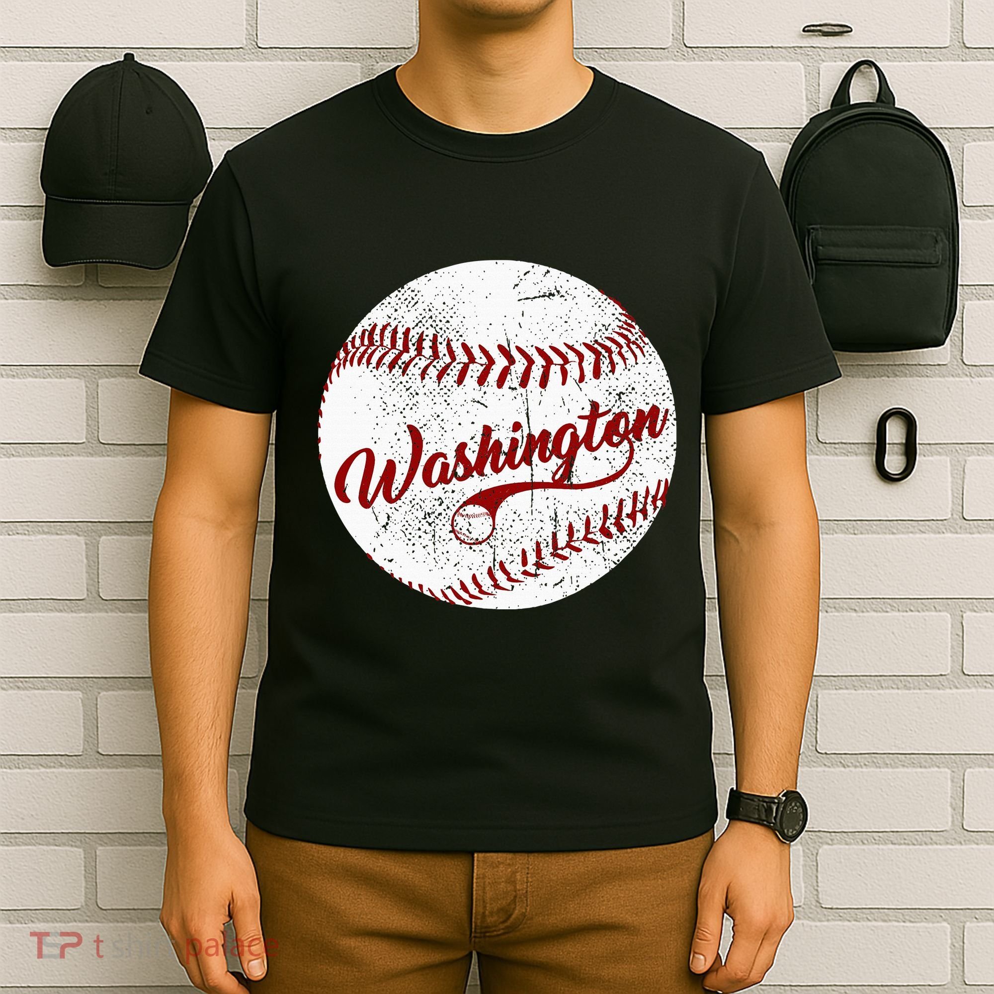 Baseball Washington Dc Team Love Baseball National Pastime T-Shirt