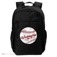 Baseball Washington Dc Team Love Baseball National Pastime Backpack thumb 0