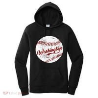Baseball Washington Dc Team Love Baseball National Pastime Women's Hoodie thumb 0