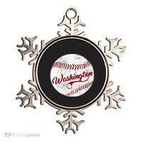 Baseball Washington Dc Team Love Baseball National Pastime Ornament thumb 0