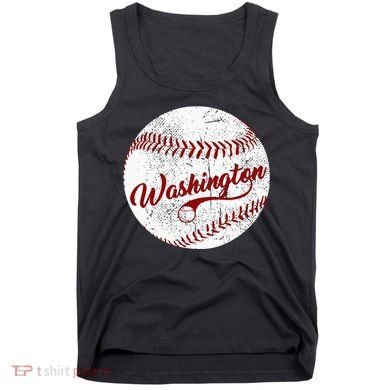 Baseball Washington Dc Team Love Baseball National Pastime Tank Top