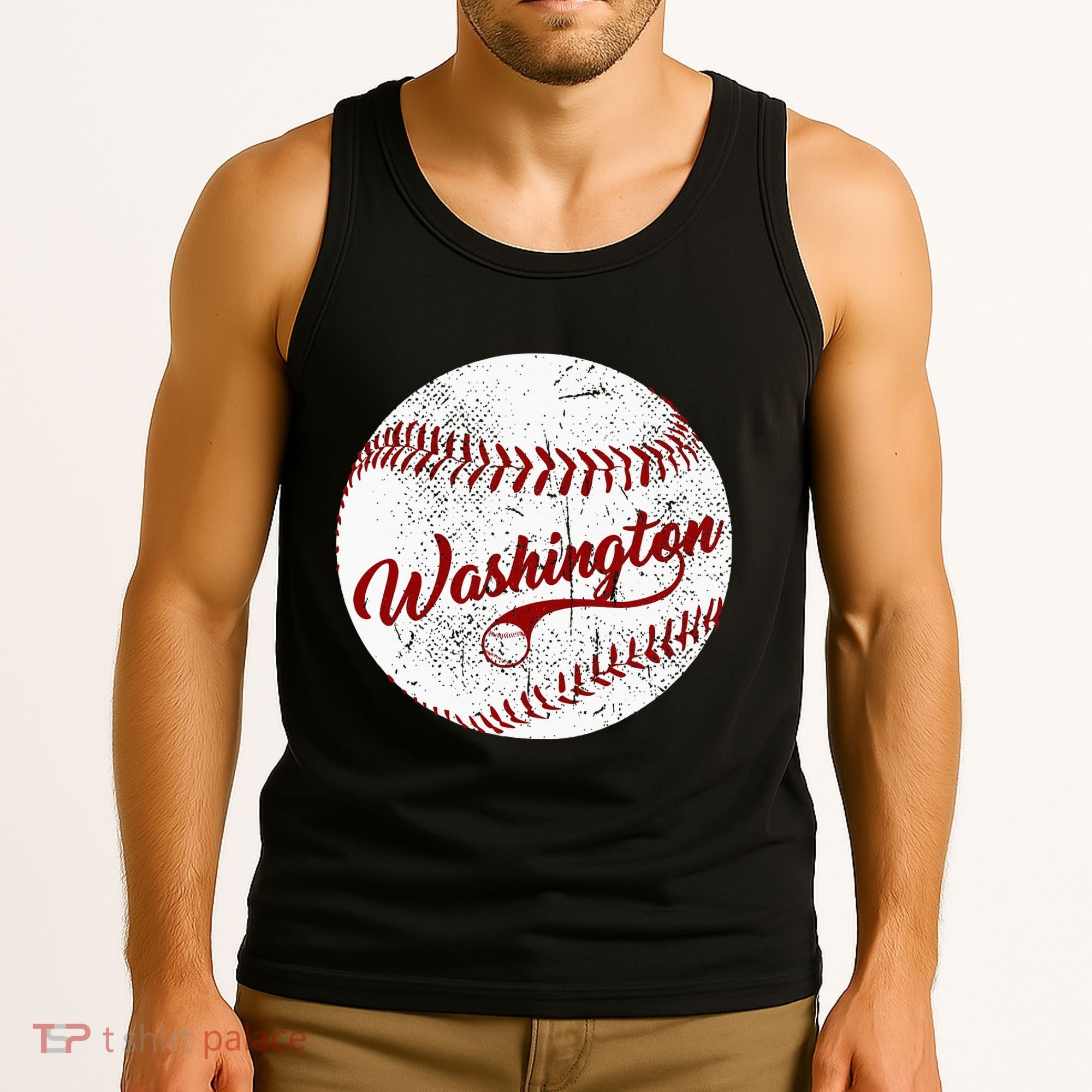 Baseball Washington Dc Team Love Baseball National Pastime Tank Top