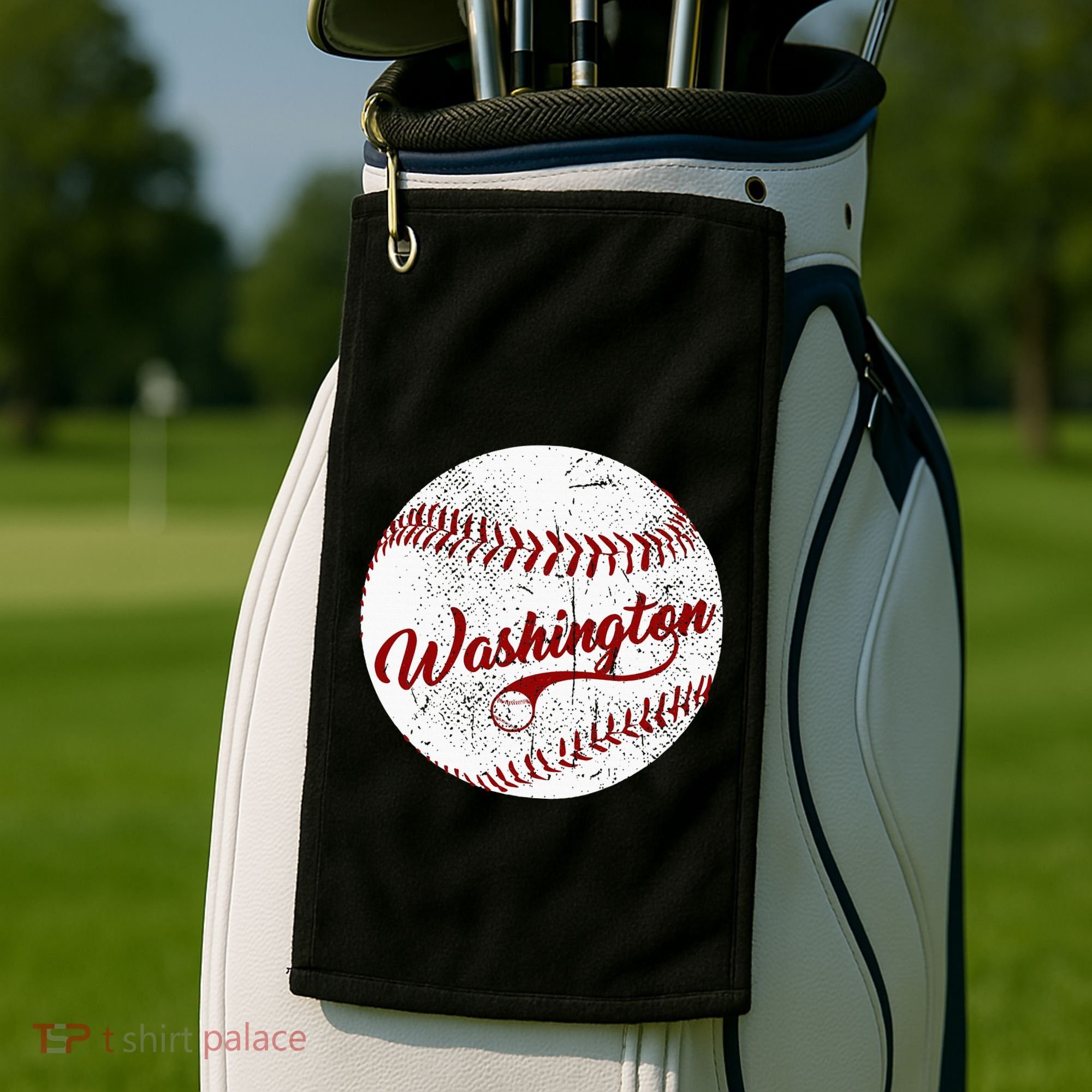 Baseball Washington Dc Team Love Baseball National Pastime Golf Towel