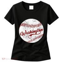 Baseball Washington Dc Team Love Baseball National Pastime Women's T-Shirt thumb 0