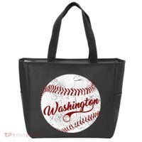 Baseball Washington Dc Team Love Baseball National Pastime Tote Bag thumb 0