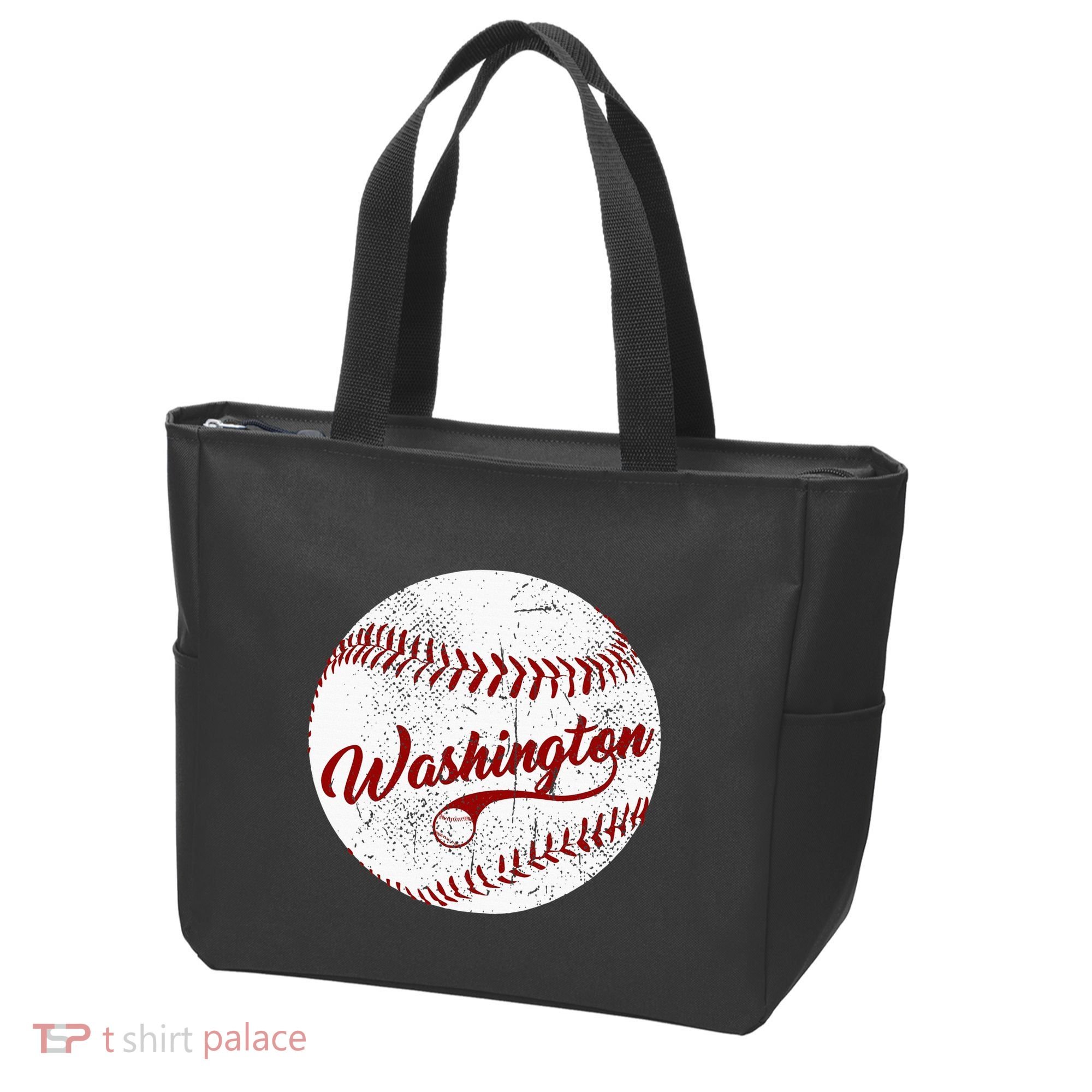 Baseball Washington Dc Team Love Baseball National Pastime Tote Bag