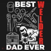 Best Welder Dad Ever Backpack thumb 2