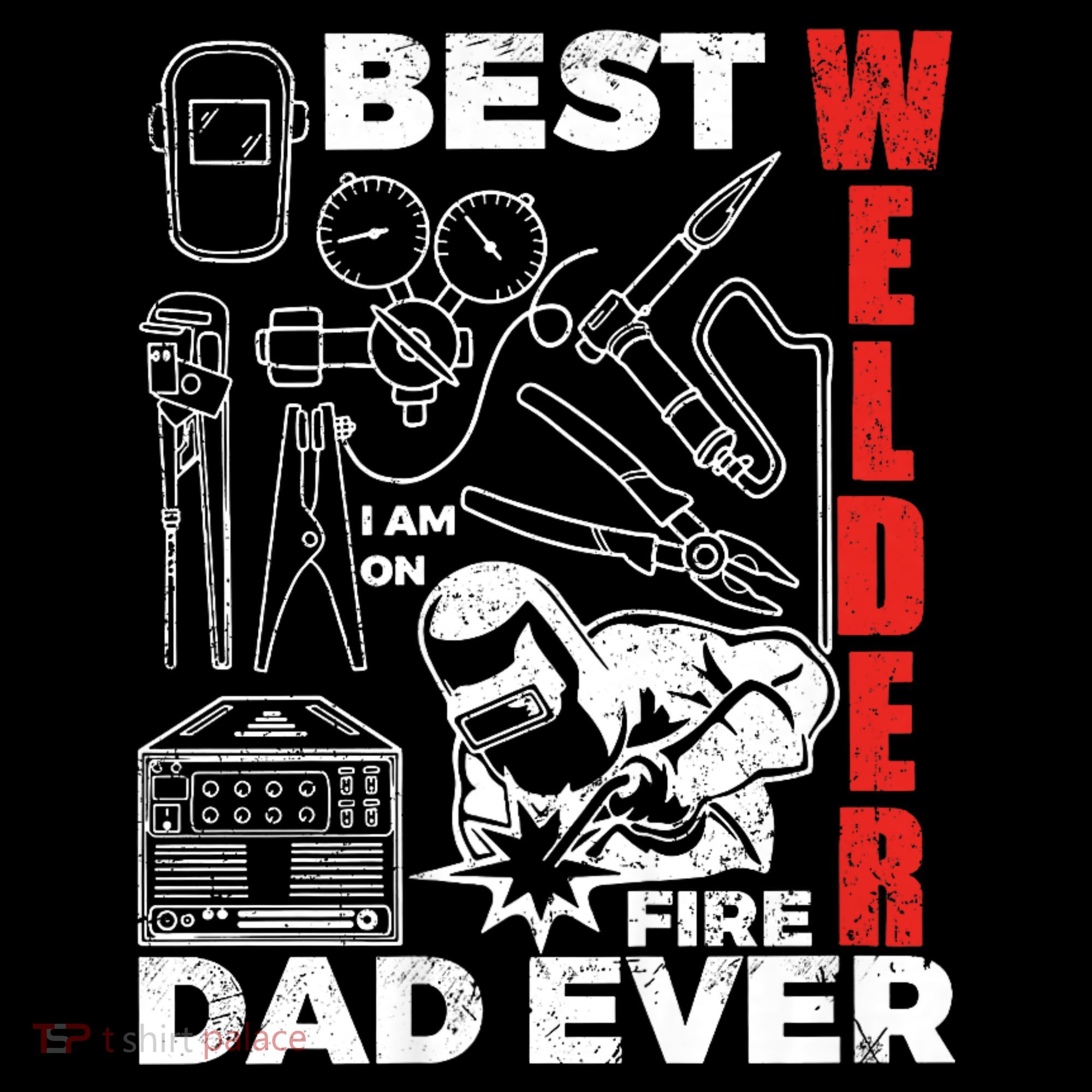 Best Welder Dad Ever Button