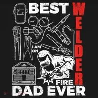 Best Welder Dad Ever Bucket Hat thumb 4