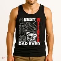 Best Welder Dad Ever Tank Top thumb 3