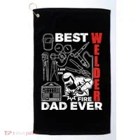 Best Welder Dad Ever Golf Towel thumb 0