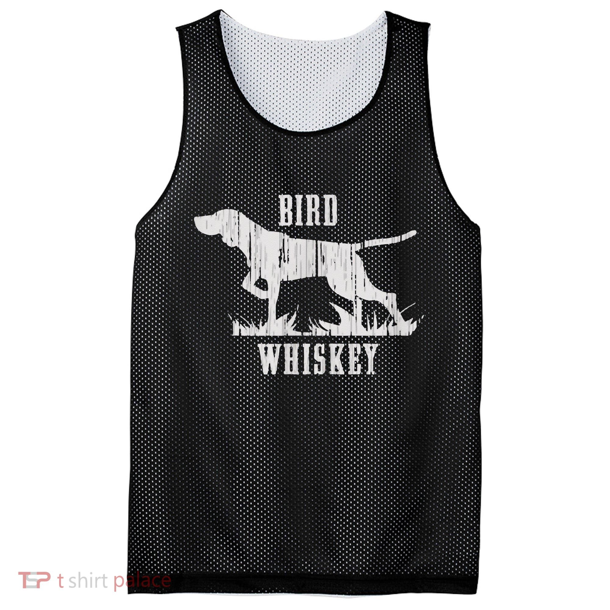 Bird Whiskey Dog Mesh Reversible Basketball Jersey Tank
