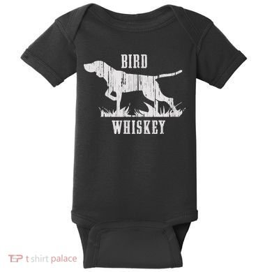 Bird Whiskey Dog Baby Bodysuit