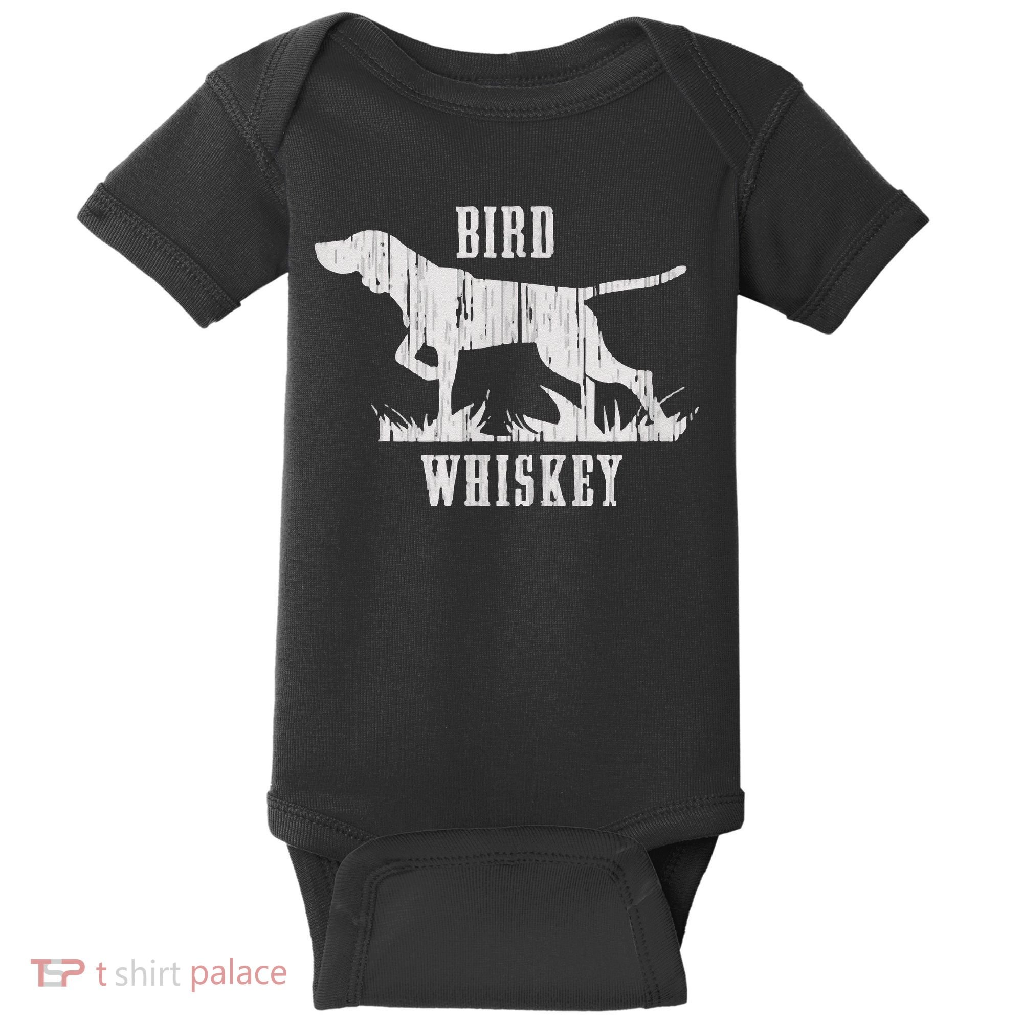Bird Whiskey Dog Baby Bodysuit