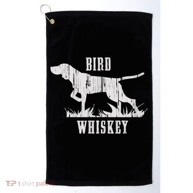 Bird Whiskey Dog Golf Towel