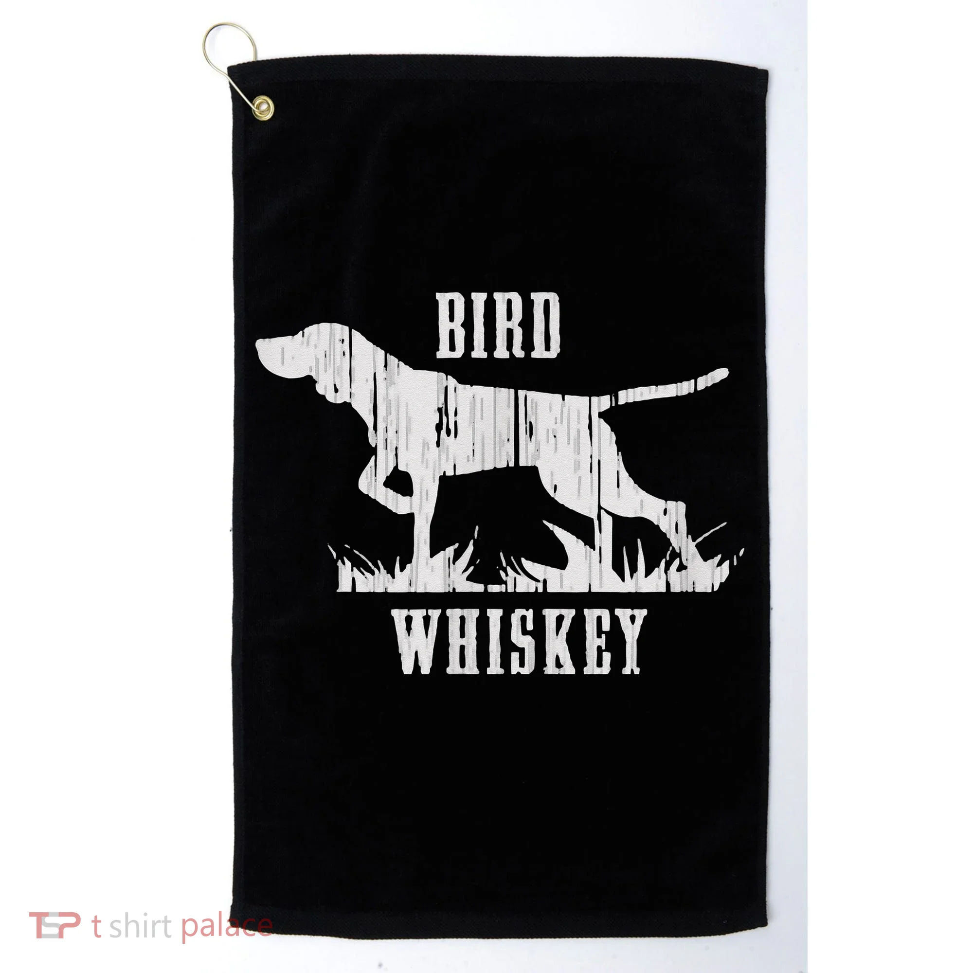 Bird Whiskey Dog Golf Towel