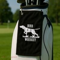 Bird Whiskey Dog Golf Towel thumb 2