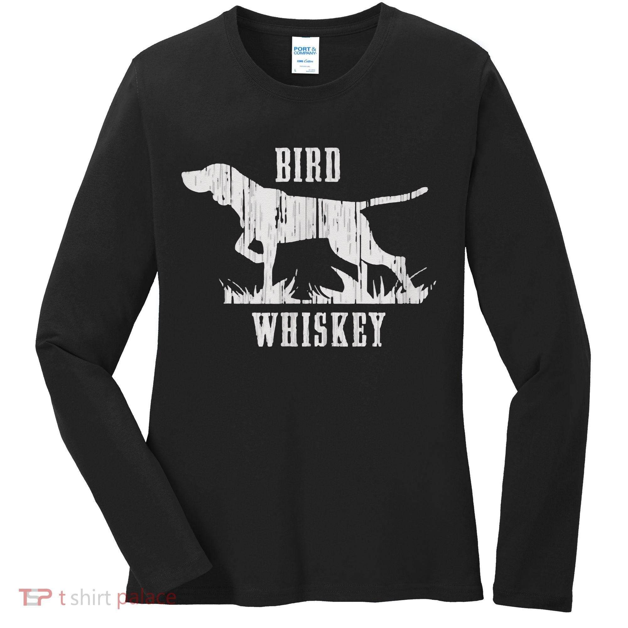 Bird Whiskey Dog Women's Long Sleeve Shirt