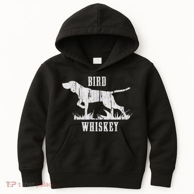 Bird Whiskey Dog Kids Hoodie