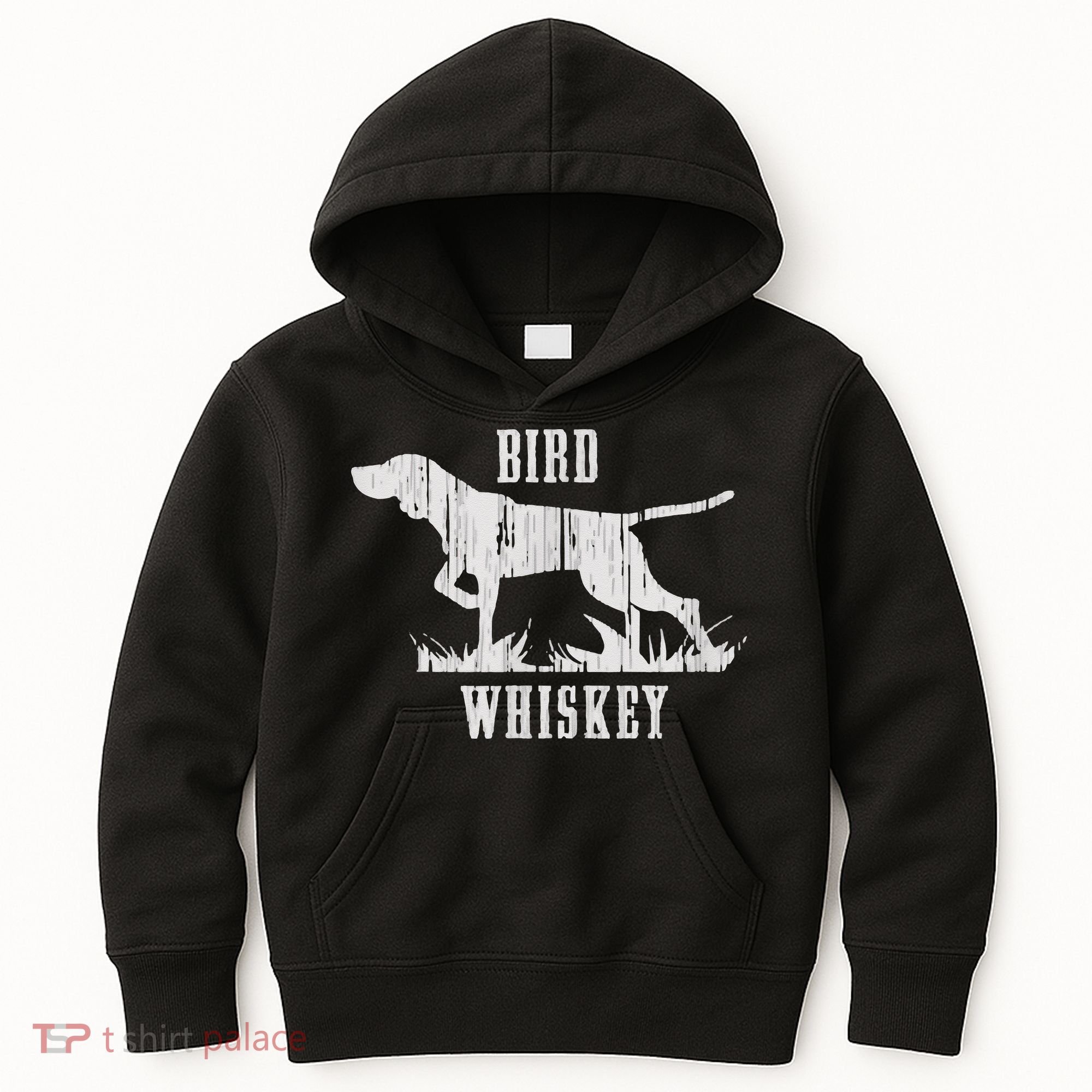 Bird Whiskey Dog Kids Hoodie