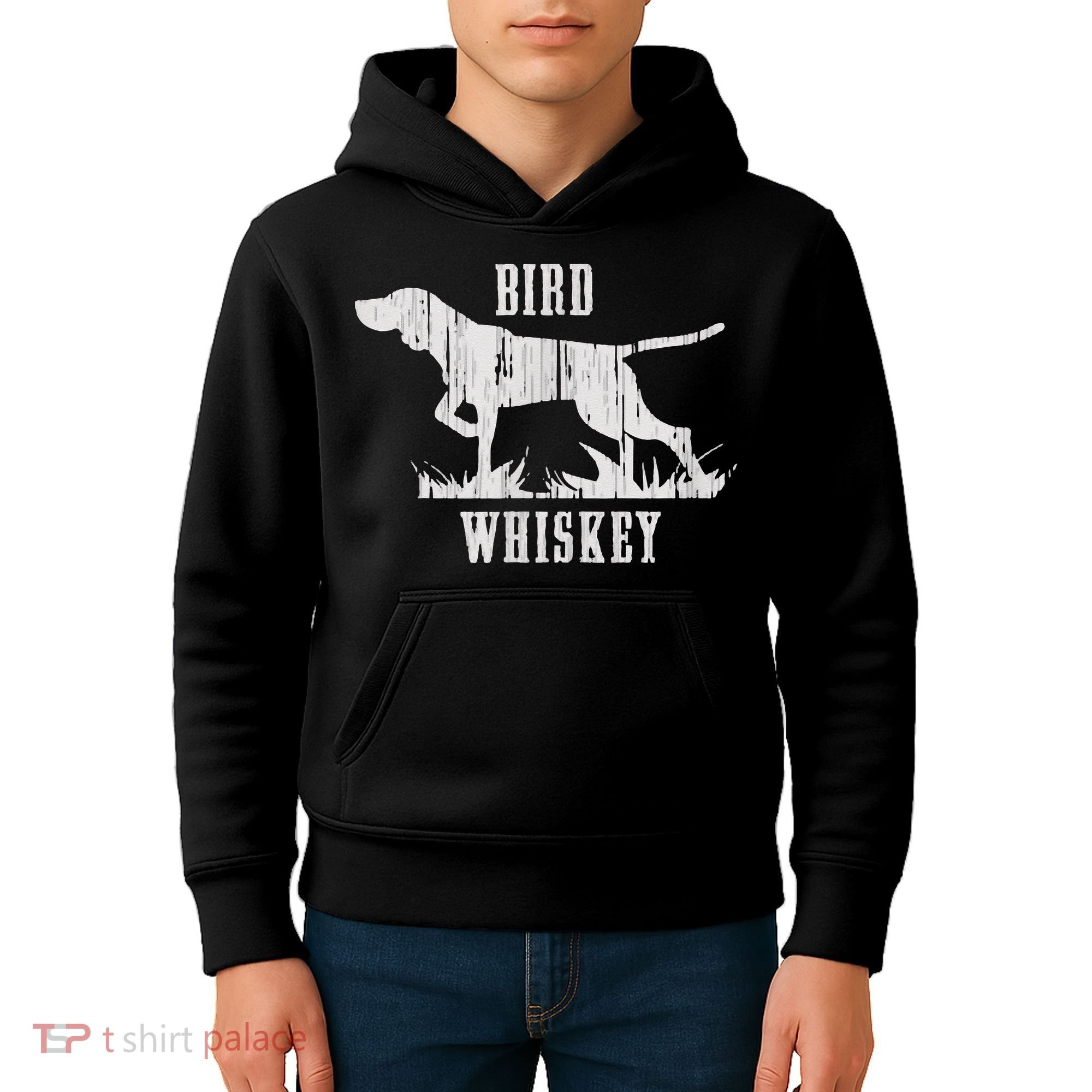 Bird Whiskey Dog Kids Hoodie