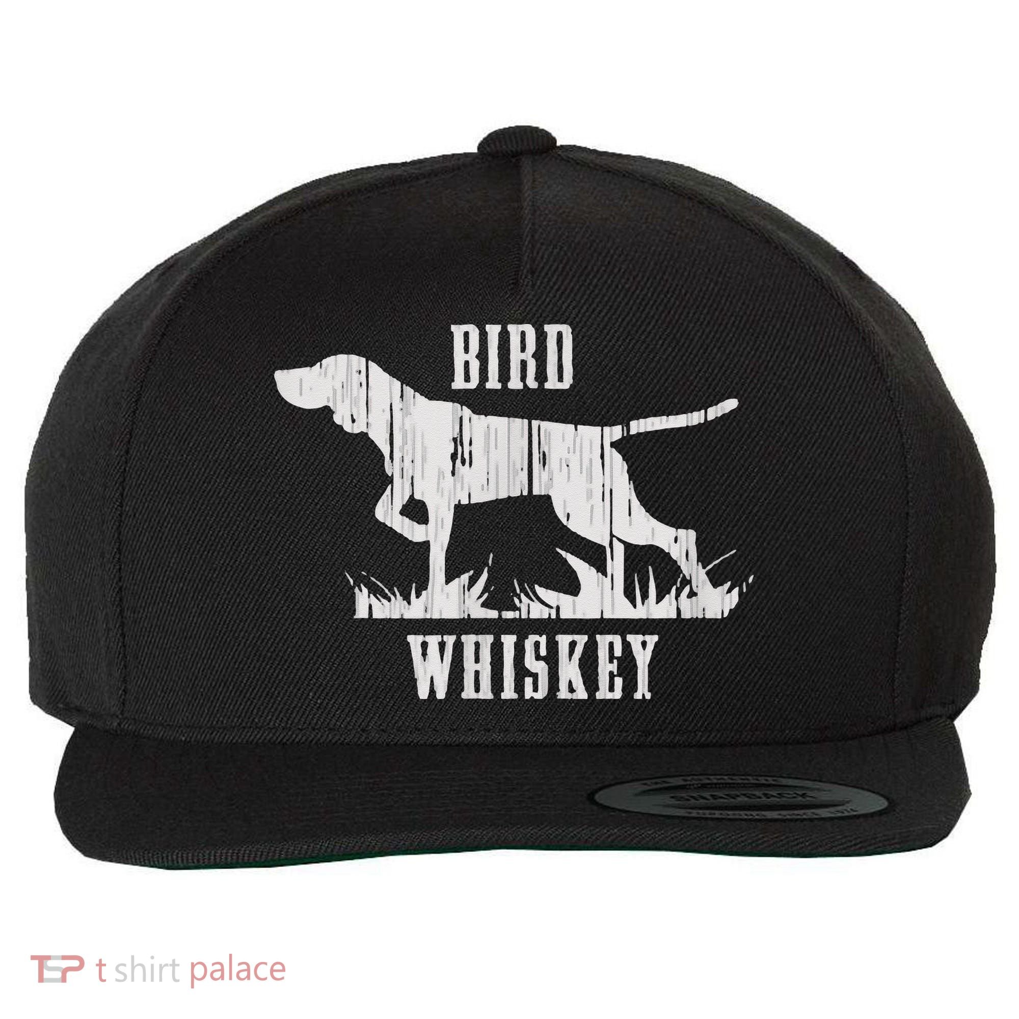 Bird Whiskey Dog Wool Snapback Cap