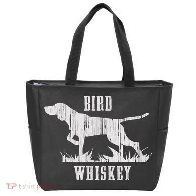 Bird Whiskey Dog Tote Bag