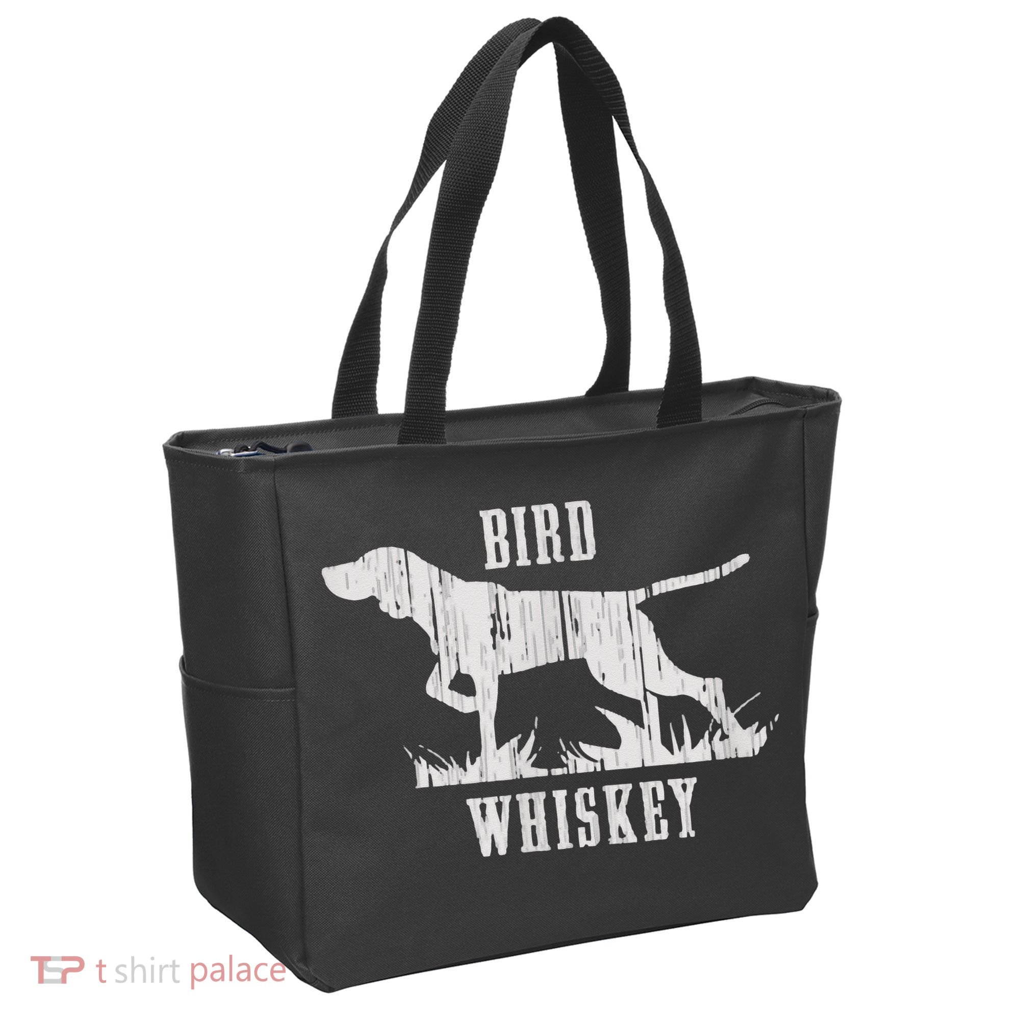 Bird Whiskey Dog Tote Bag