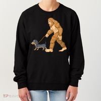 Bigfoot Walk Dachshund Women's Sweatshirt thumb 0