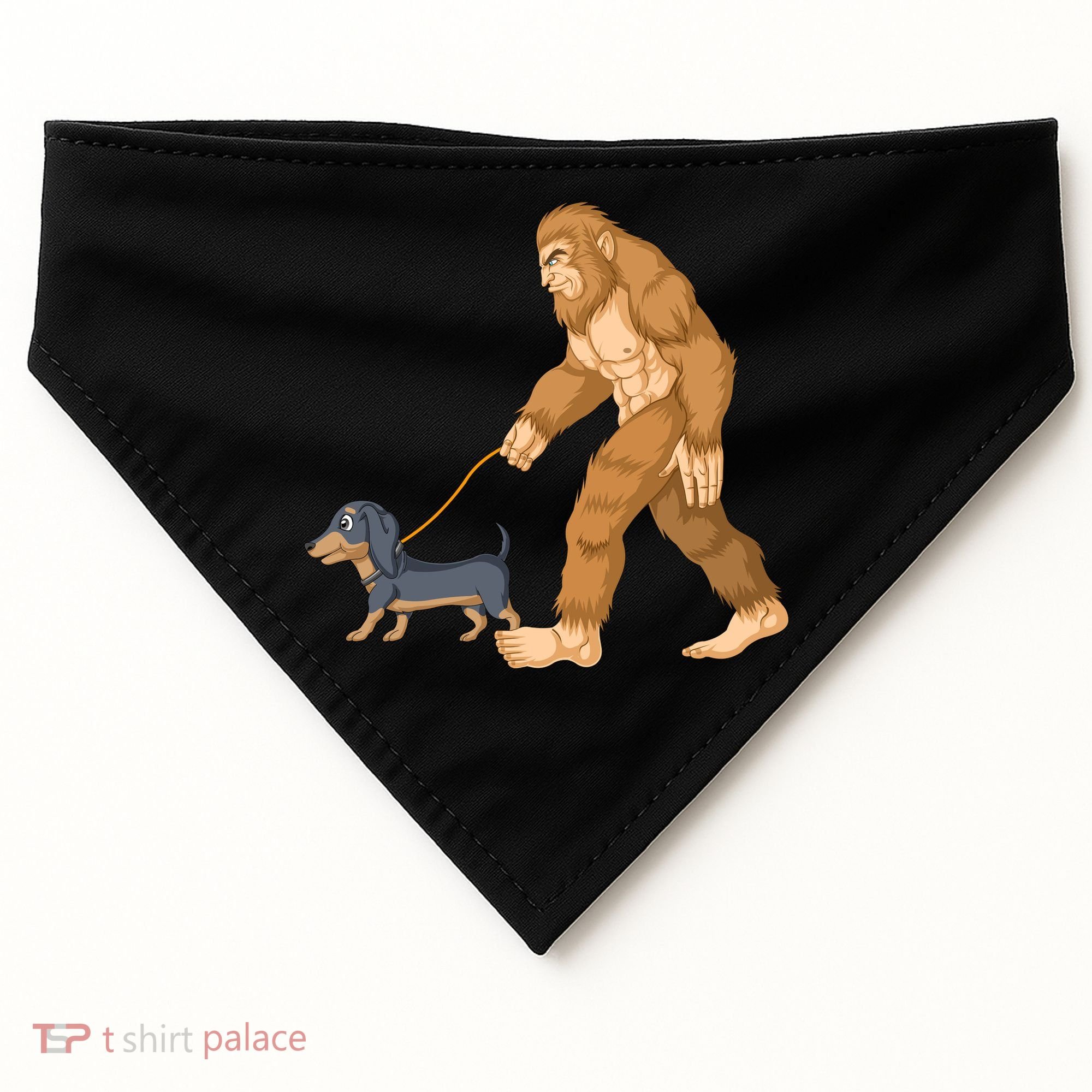 Bigfoot Walk Dachshund USA-Made Doggie Bandana