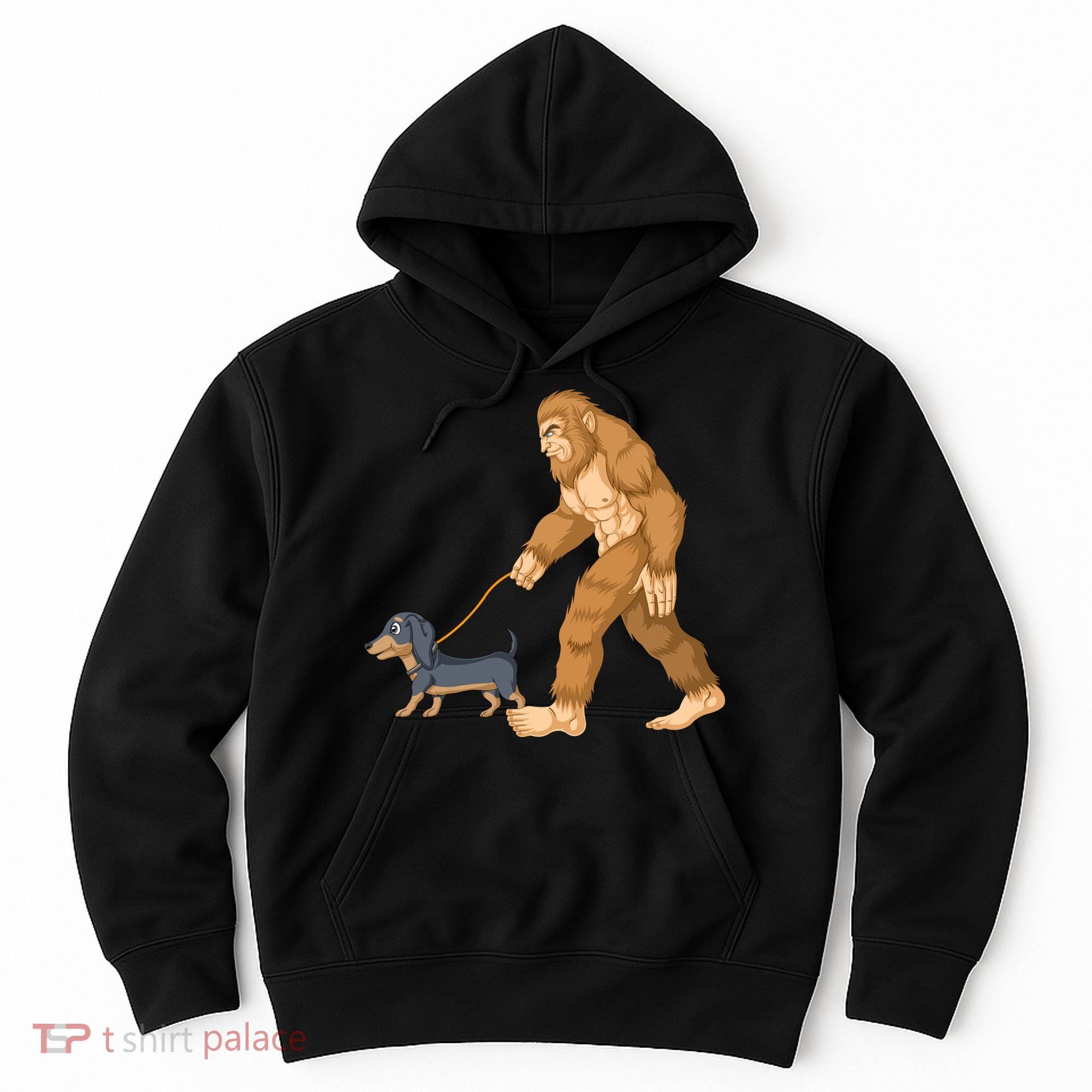 Bigfoot Walk Dachshund Hoodie