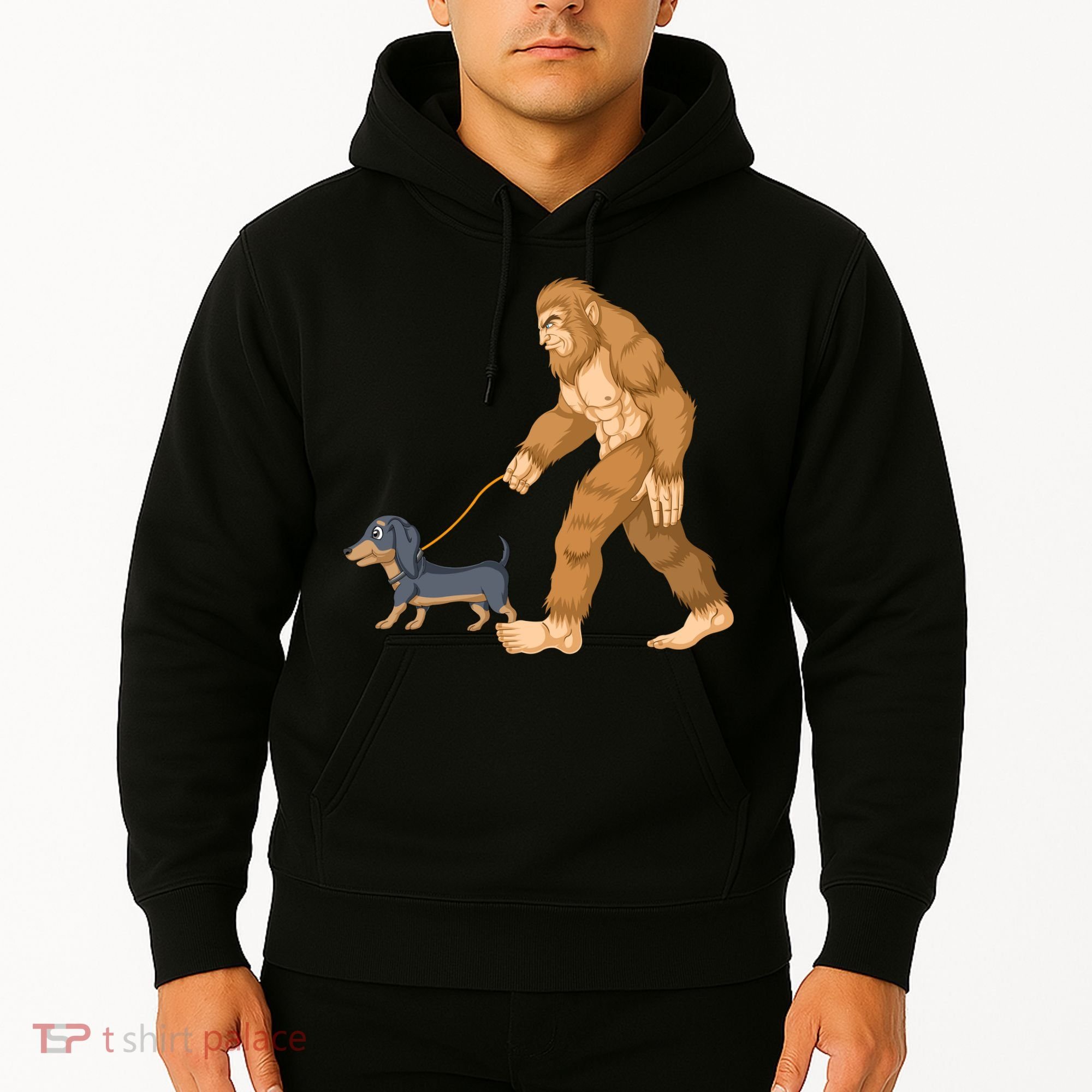 Bigfoot Walk Dachshund Hoodie