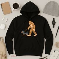 Bigfoot Walk Dachshund Hoodie thumb 3