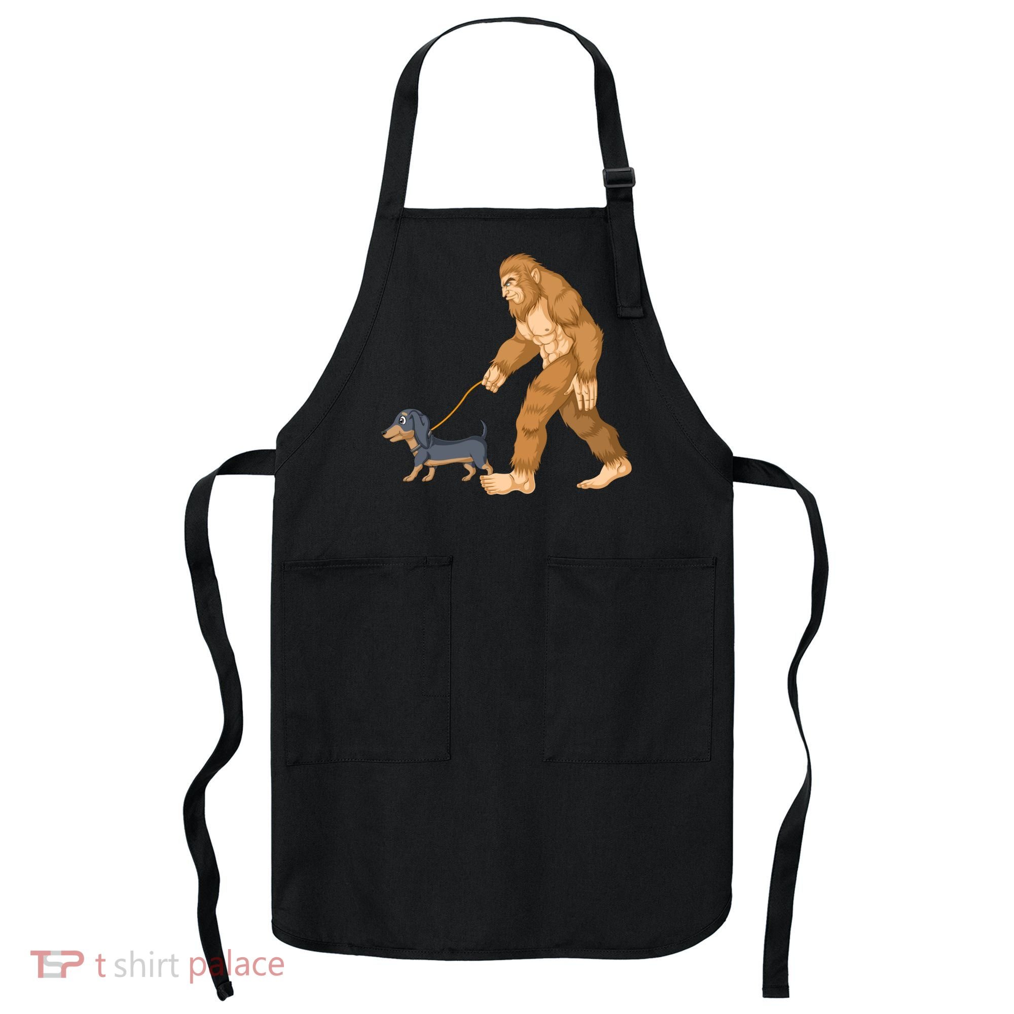Bigfoot Walk Dachshund Apron