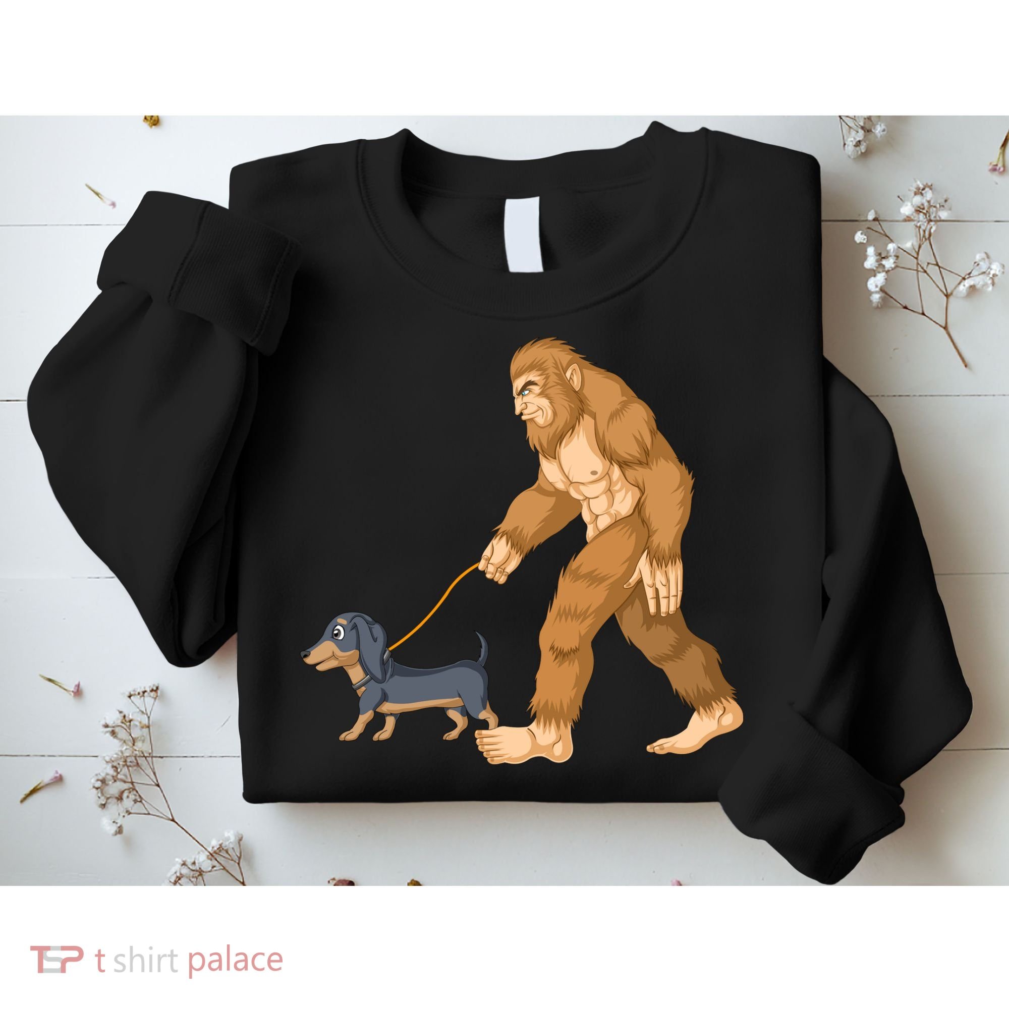Bigfoot Walk Dachshund Sweatshirt