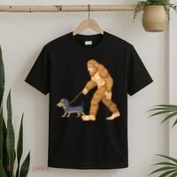 Bigfoot Walk Dachshund T-Shirt thumb 2