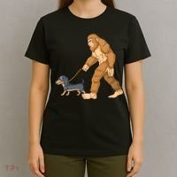 Bigfoot Walk Dachshund T-Shirt thumb 4