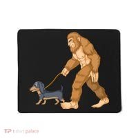 Bigfoot Walk Dachshund Mousepad thumb 0
